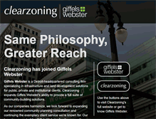 Tablet Screenshot of clearzoning.com